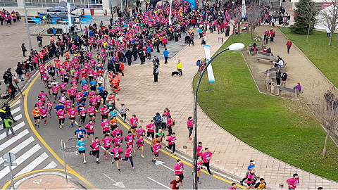 Vila Universitària, start of the 2018 UAB Solidarity Run